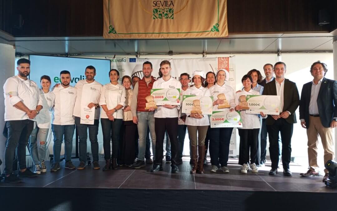 Jesús Serrano y Mari Paz Ibáñez ganan la 4ª edición del concurso de cocina ecológica BioRestauración